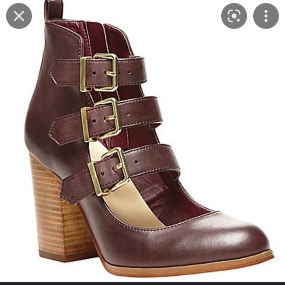 Steve Madden Wine Booties  6 5